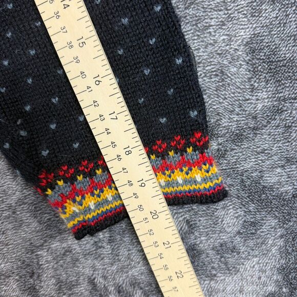 Vtg Dale Of Norway Pure New Wool 1/4 Zip Knit Sweater Fair Isle Nordic Men's XL - Picture 10 of 13